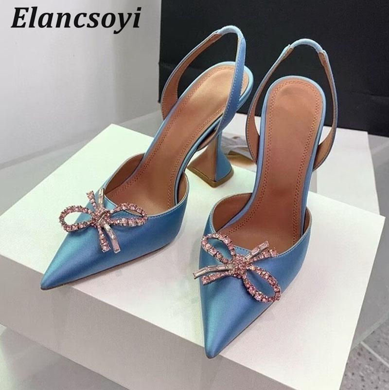 Casual Sandal Leather - Женские туфли-лодочки на высоком каблуке с