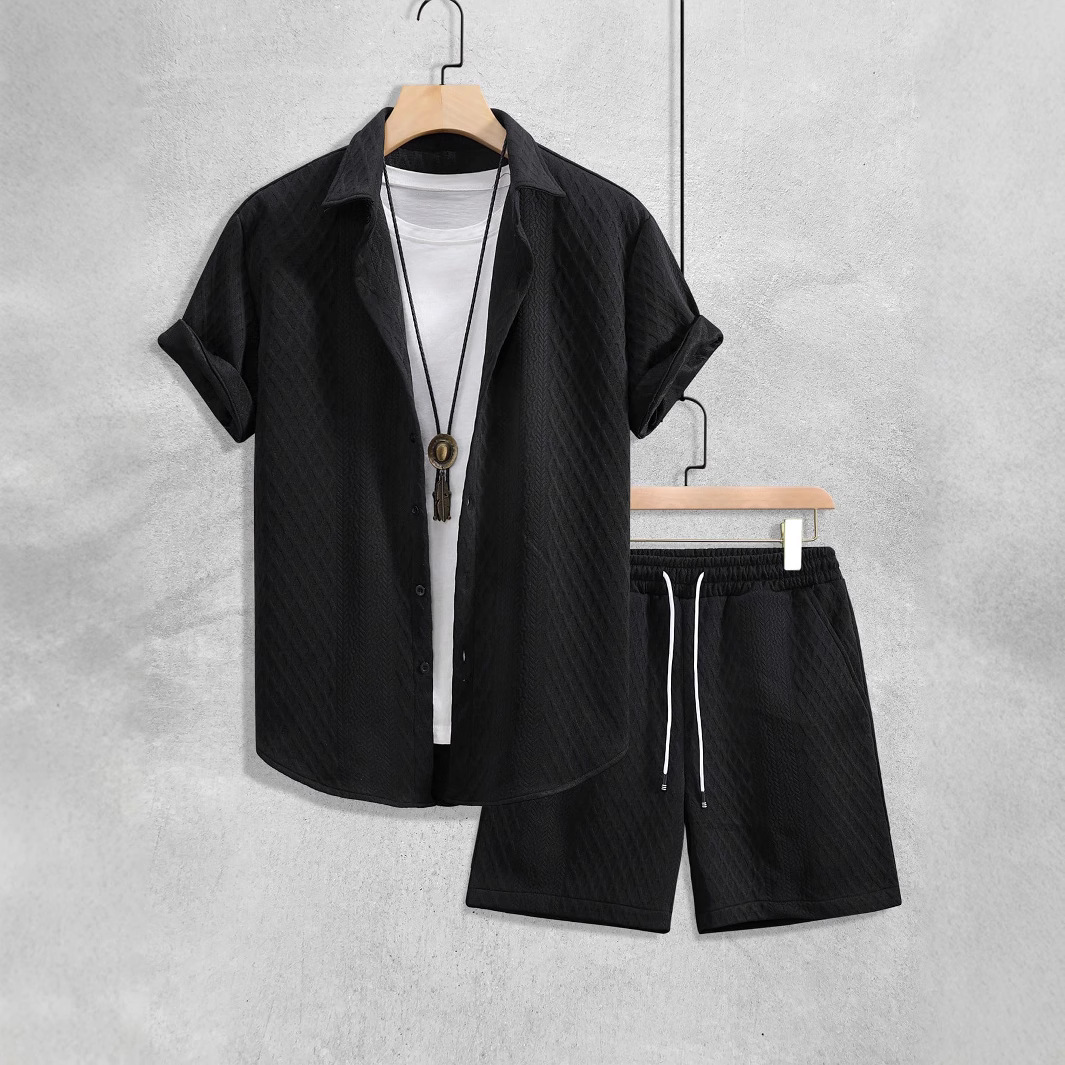 Летний новый мужской повседнев – обзор и цена Shirt Camp Collar
