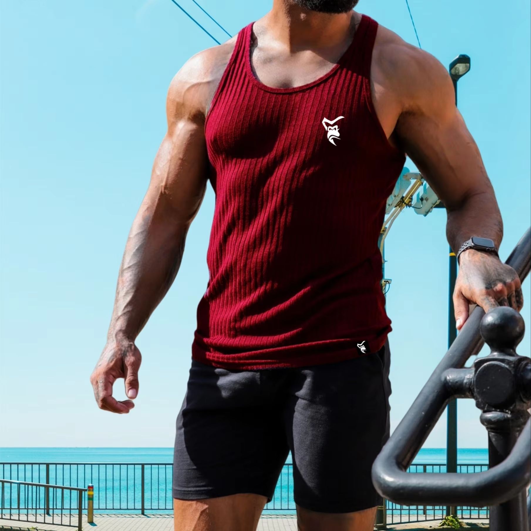 НОВЫЕ Мужские быстросохнущие м – обзор и цена Tank Top Muscle