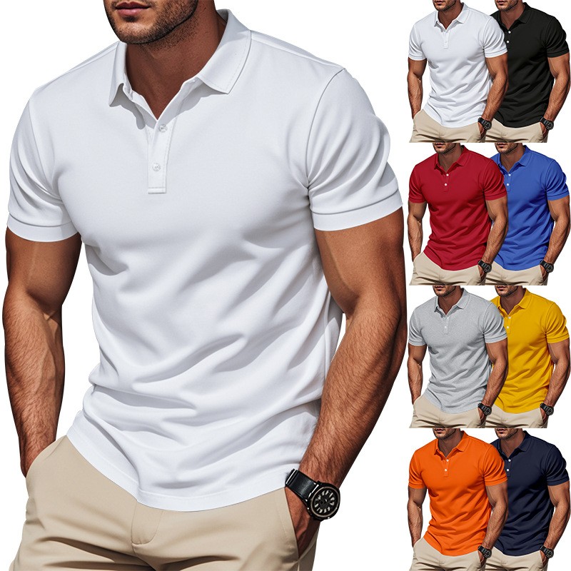 Мужская повседневная приталенн – обзор и цена Polo Shirt Pique
