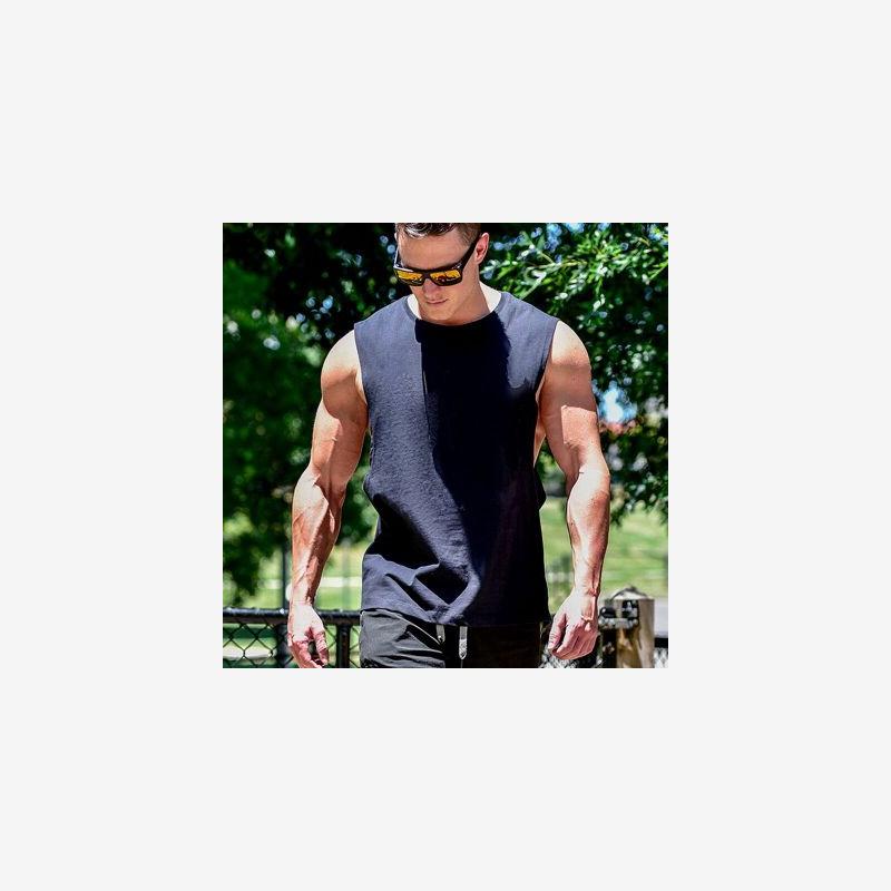 Мужская облегающая спортивная  – обзор и цена Tank Top Muscle